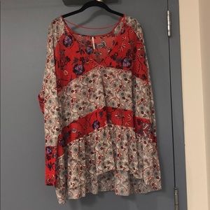 Free People V-Neck Blouse